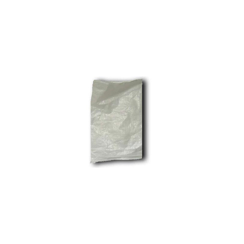 Sac polypropylène tissé blanc 70x130cm, lot de 20