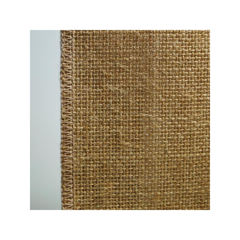 Sachet avec soufflets en jute 18.5x9.9x9cm, lot de 5