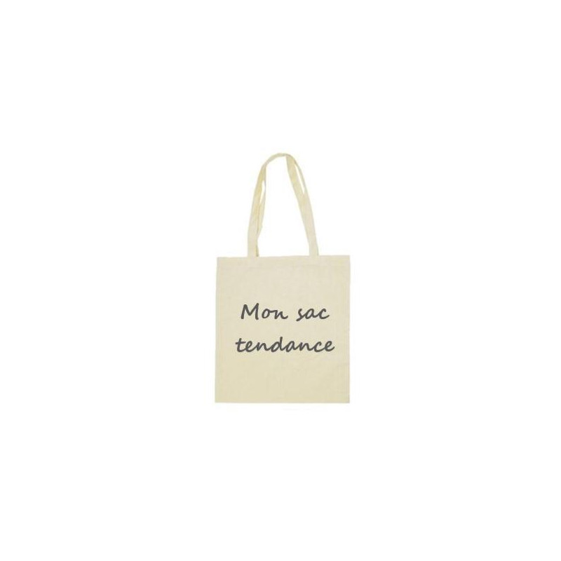 Sac tote bag Coton naturel, 38x42cm personnalisable