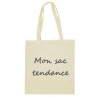 Sac tote bag Coton naturel, 38x42cm personnalisable