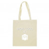 Sac tote bag Coton naturel bio, 38x42cm personnalisable