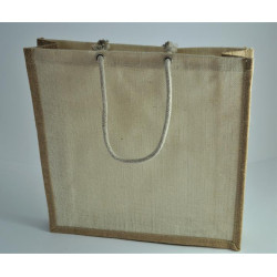 Sac cabas en jute, 35x8x34cm