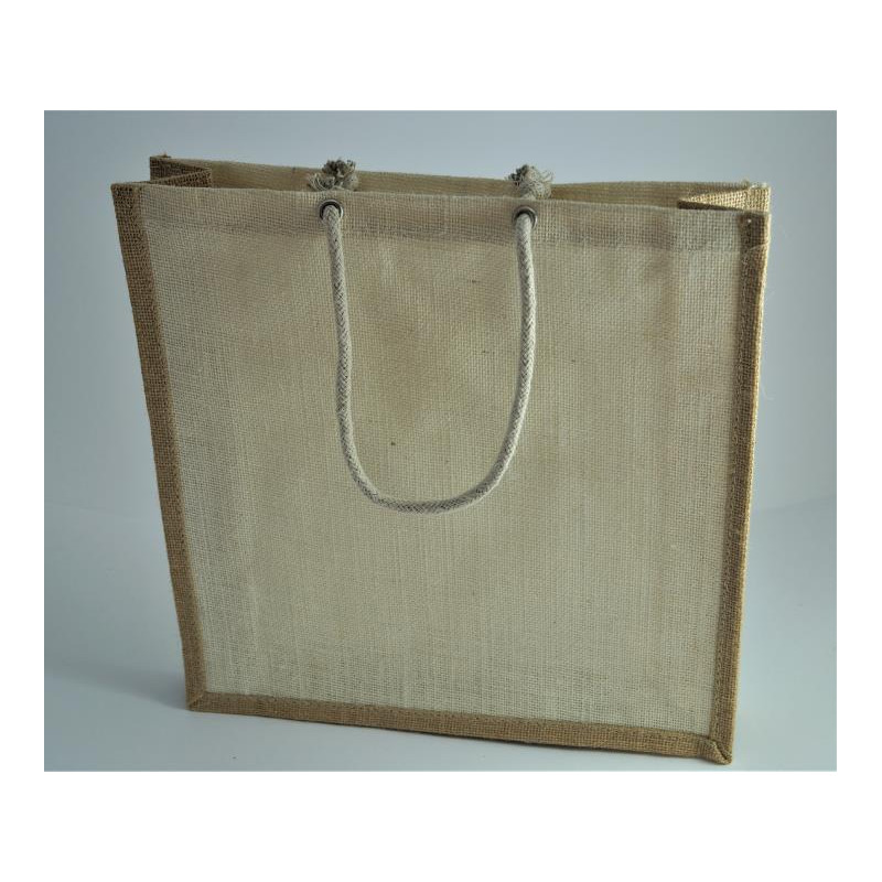 Sac cabas en jute, 35x8x34cm