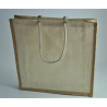 Sac cabas en jute, 35x8x34cm