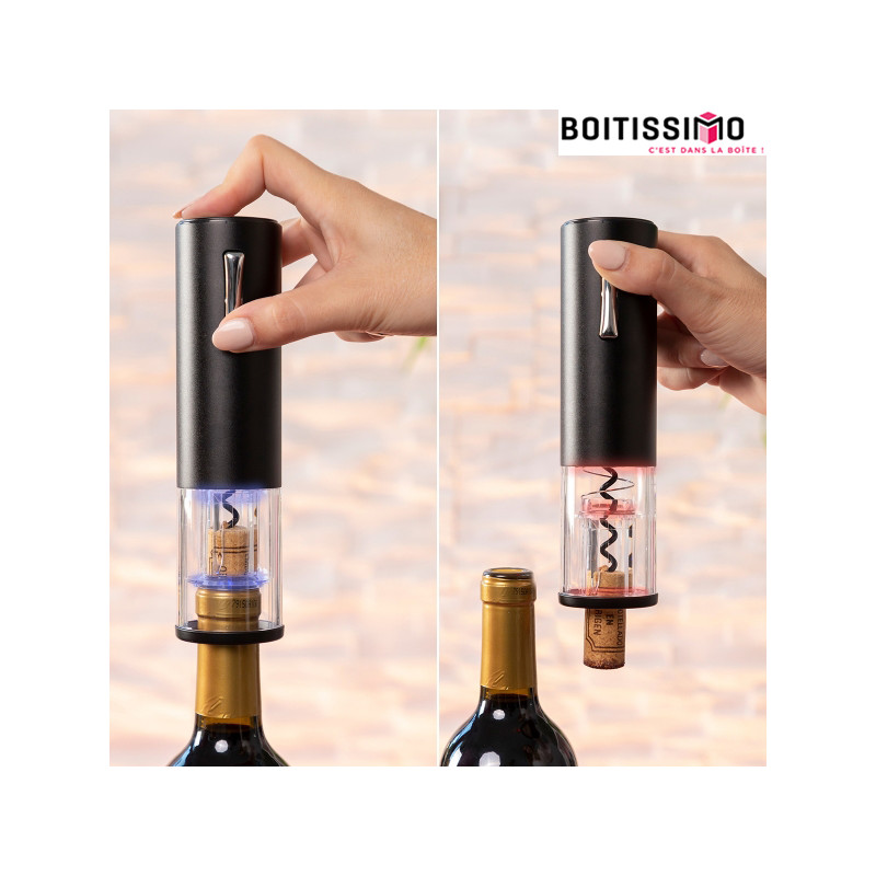 Tire-bouchon électrique rechargeable avec accessoires pour bouteilles le Vin