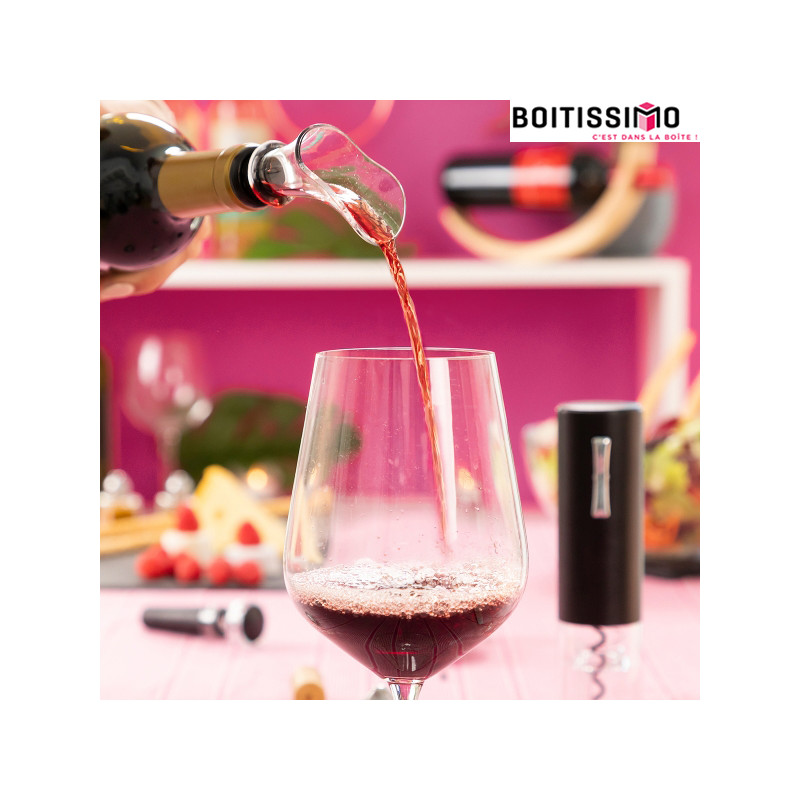 Tire-bouchon électrique rechargeable avec accessoires pour bouteilles le Vin