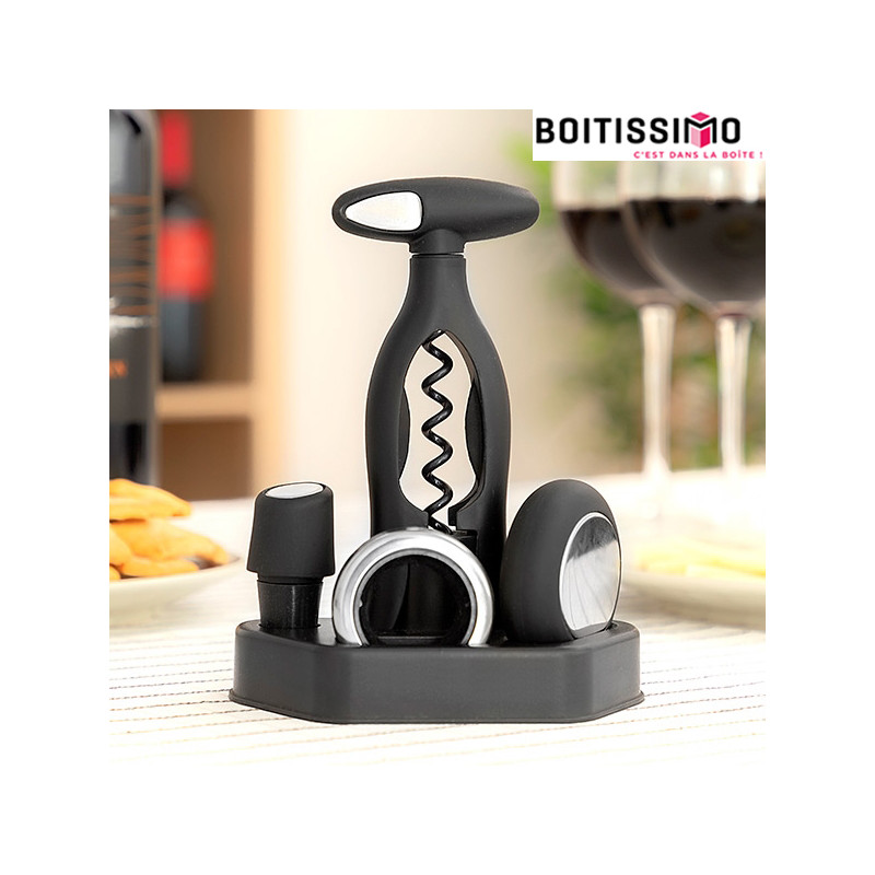 Assortiment d'accessoires pour bouteilles de Vin