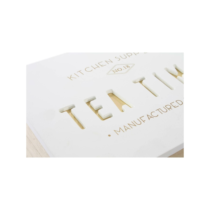 Boîte à thé ou infusions Tea Time DKD en bois 24x20x9cm