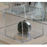 Boite vitrine en plexiglass cube rangement horlogerie