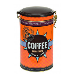 Boite métal à café COFFEE INDUSTRIES Ø10.8x18.5cm