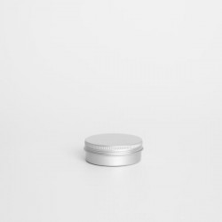 Boîte en aluminium ronde Ø8,3x2,8 cm, 100ml